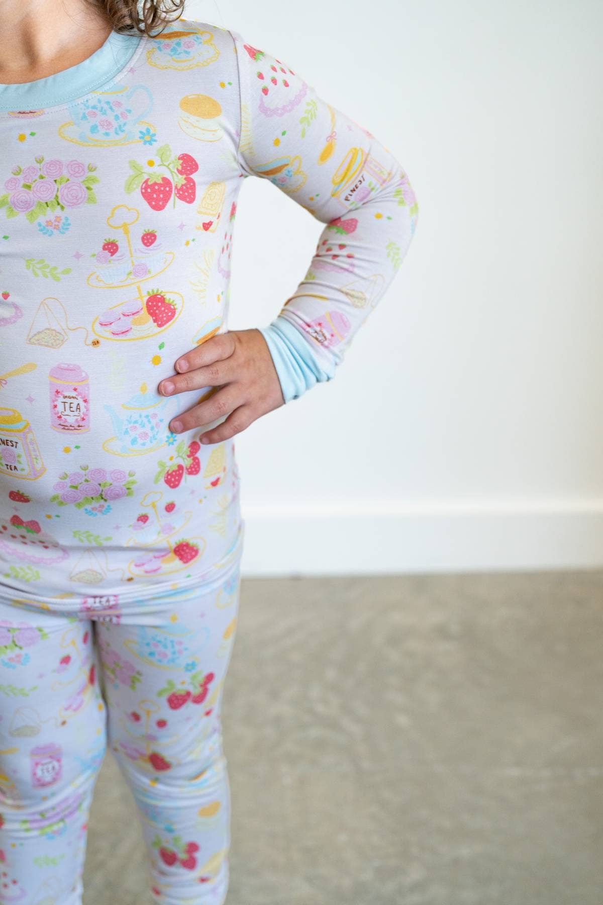 Springtime Afternoon Tea Bamboo Pajama | Two Piece PJs