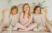 Spring Floral Garland PJs | Two-Piece Bamboo Pajama Set