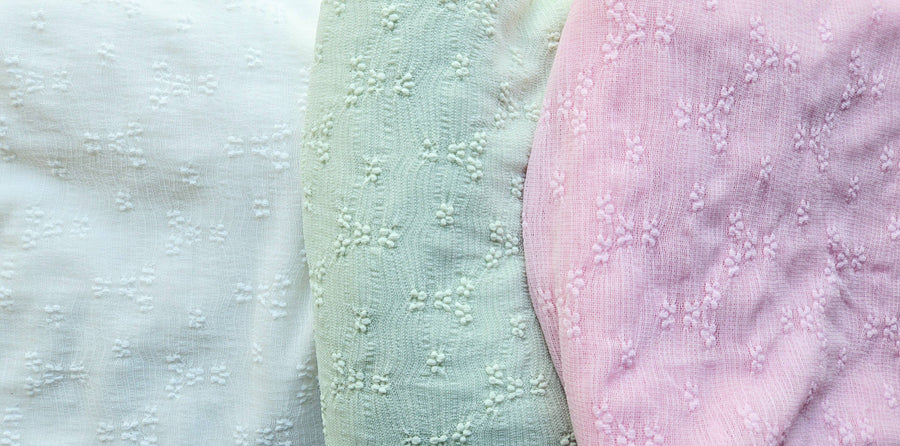 Long Tail Bow on Clip • Pink Floral Lace