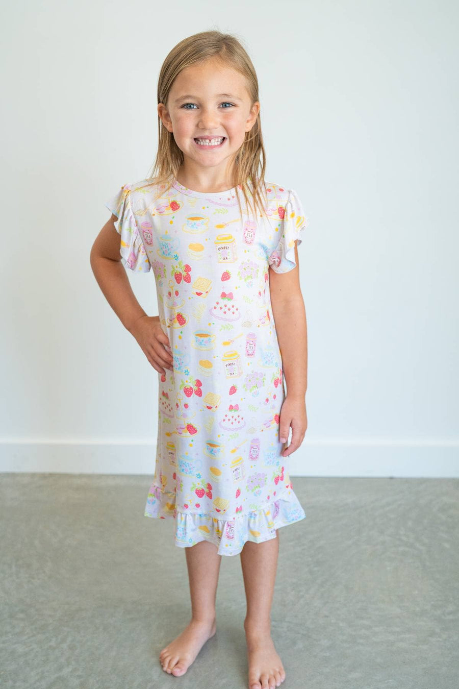 Springtime Afternoon Tea Nightgown | Bamboo Pajamas