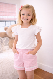 Organic Seersucker Pull-On Short