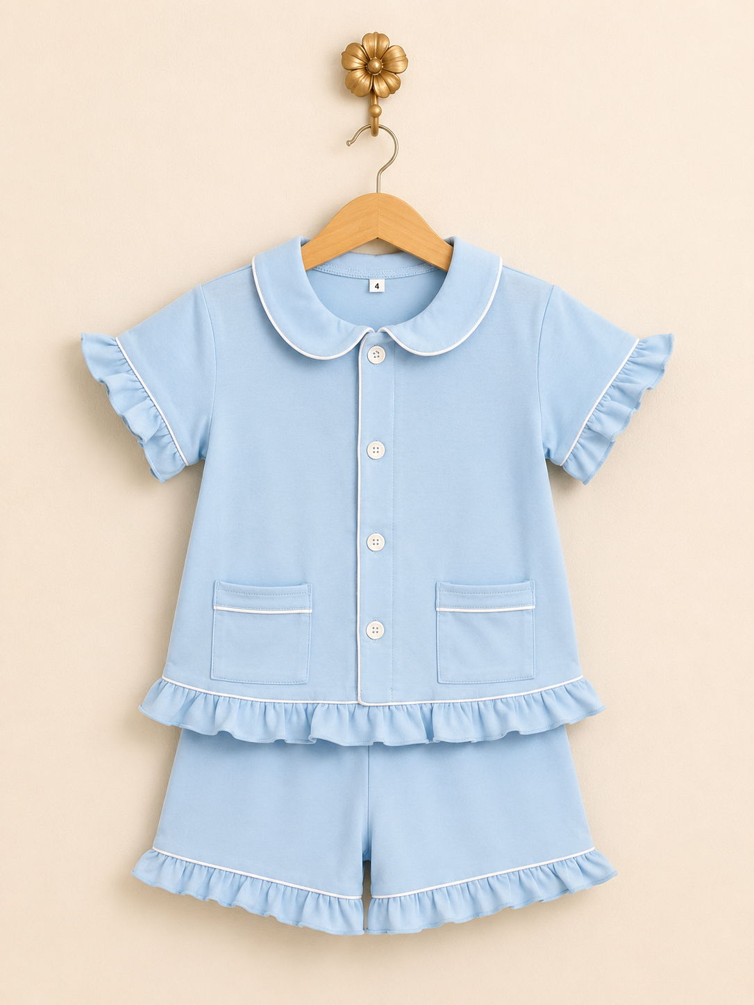 Ruffle Pajama Set