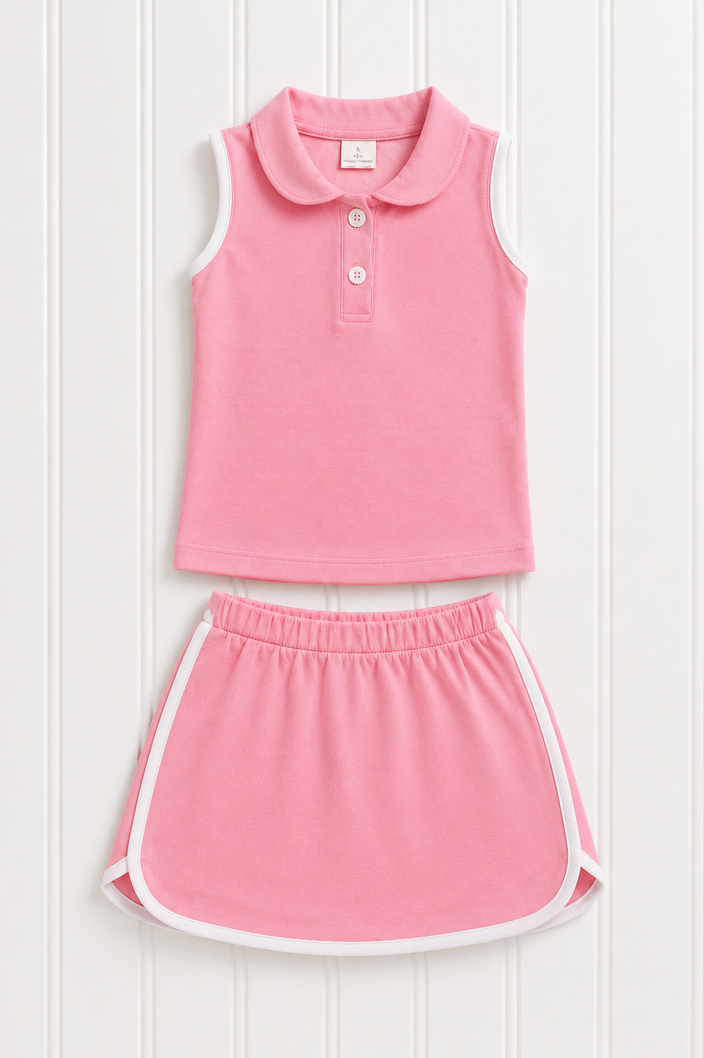 Girls Cotton Skirt Set