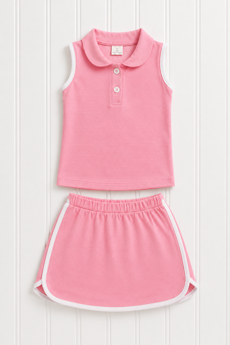 Girls Cotton Skirt Set