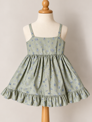 Rosalie Sage Green Floral Dress