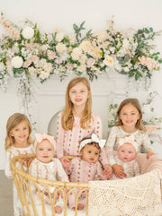 Spring Floral Garland PJs | Two-Piece Bamboo Pajama Set