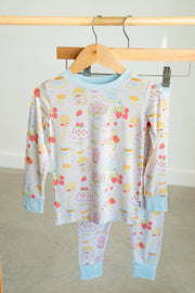 Springtime Afternoon Tea Bamboo Pajama | Two Piece PJs