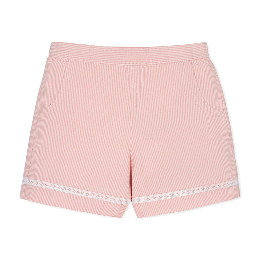 Organic Seersucker Pull-On Short