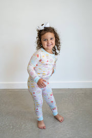 Springtime Afternoon Tea Bamboo Pajama | Two Piece PJs