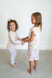 Springtime Afternoon Tea Bamboo Pajama | Two Piece PJs