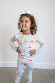 Springtime Afternoon Tea Bamboo Pajama | Two Piece PJs