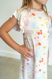 Springtime Afternoon Tea Nightgown | Bamboo Pajamas