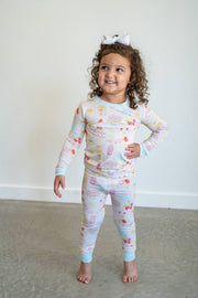Springtime Afternoon Tea Bamboo Pajama | Two Piece PJs