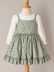 Rosalie Sage Green Floral Dress